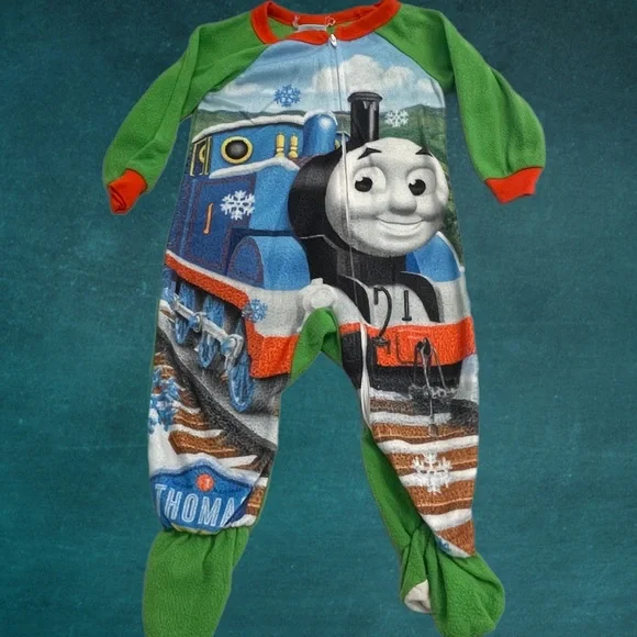 Thomas Friends Pajamas Thomas The Train Footie Pajamas For